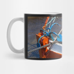 Cutter harbor, Dorumer Neufeld, Dorum, Lower Saxony, Germany, Europe Mug